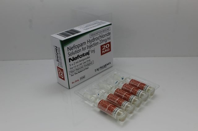 Nefopam Hydrochloride 20 mg/ml Injection