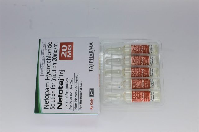 Nefopam Hydrochloride 20 mg/ml Injection