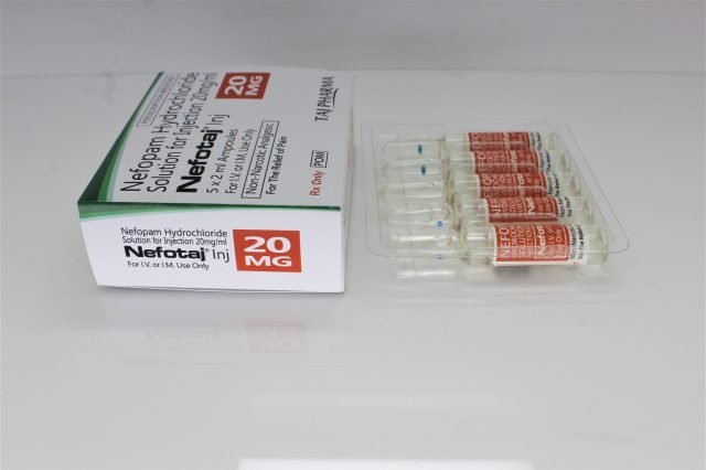 Nefopam Hydrochloride 20 mg/ml Injection