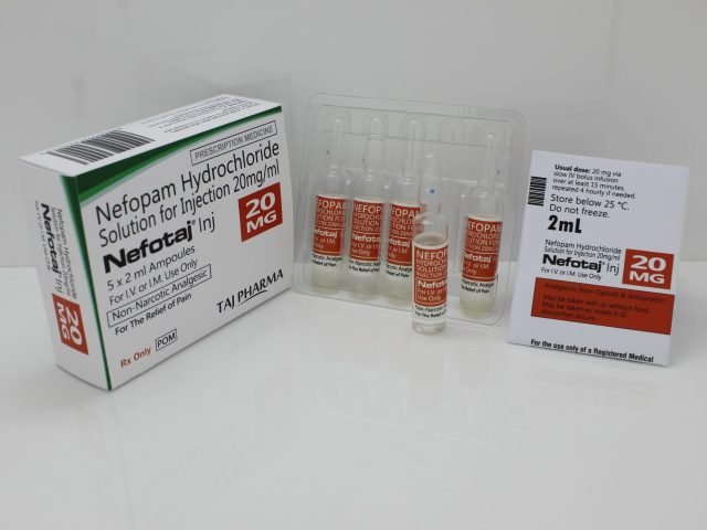 Nefopam Hydrochloride Injection 20 mg/ml (Nefotaj)