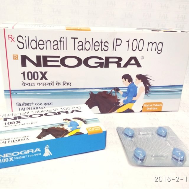 Sildenafil Citrate IP 100mg Tablets (NEOGRA)