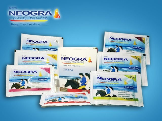 Neogra Oral Jelly (Sildenafil Citrate) Erectile dysfunction