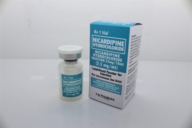 Nicardipine Hydrochloride Injection USP 25mg/10ml (2.5mg/ml)