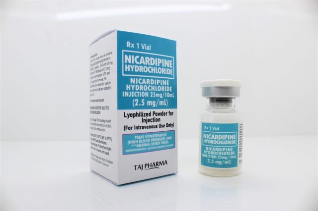 Nicardipine Hydrochloride Injection USP 25mg/10ml (2.5mg/ml)