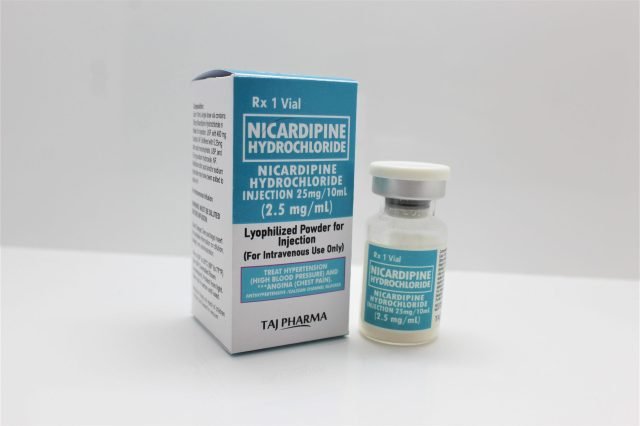 Nicardipine Hydrochloride Injection USP 25mg/10ml (2.5mg/ml)