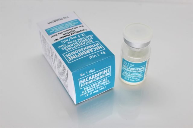 Nicardipine Hydrochloride Injection USP 25mg/10ml (2.5mg/ml)
