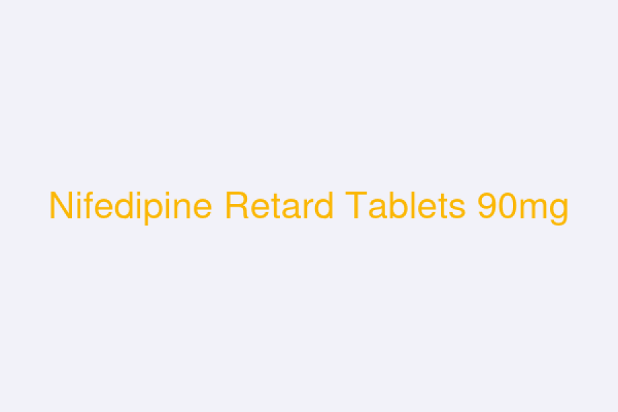 Nifedipine Retard Tablets 90mg
