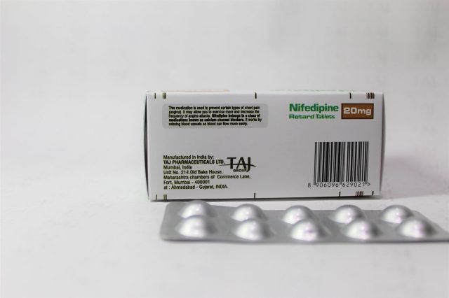 Nifedipine Retard Tablets 20mg