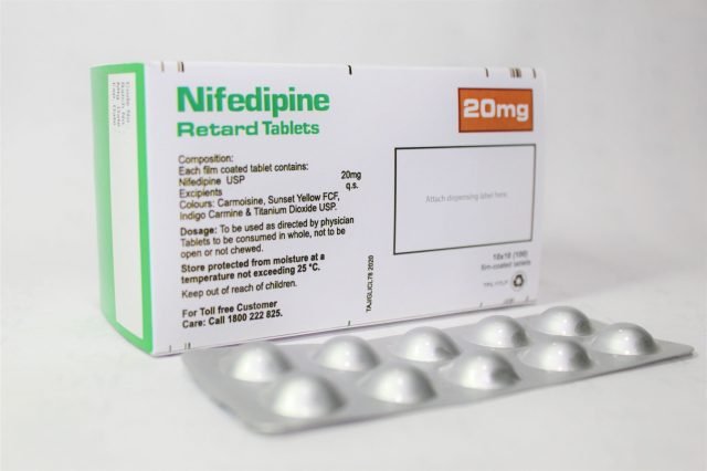 Nifedipine Retard Tablets 20mg