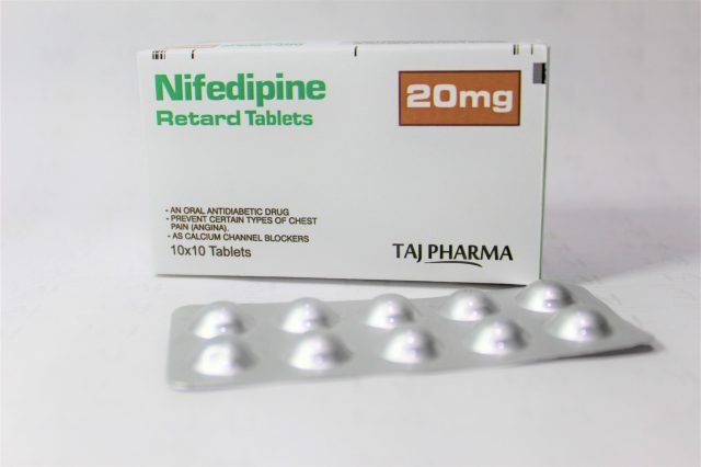 Nifedipine Retard Tablets 20mg