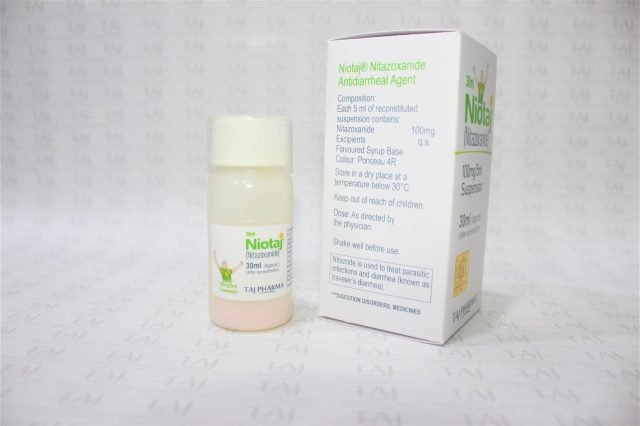 Nitazoxanide for Oral Suspension 100mg/5ml