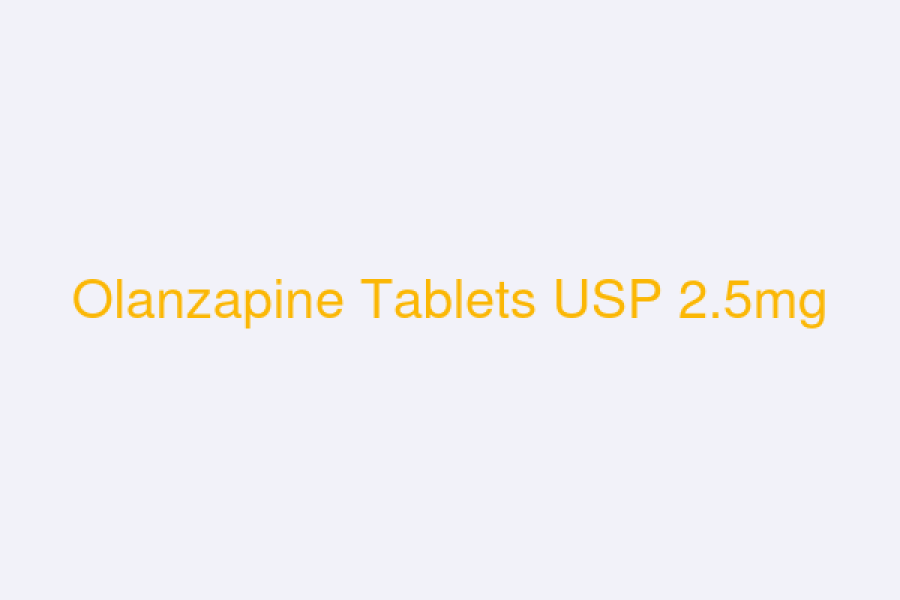 Olanzapine Tablets USP 2.5mg