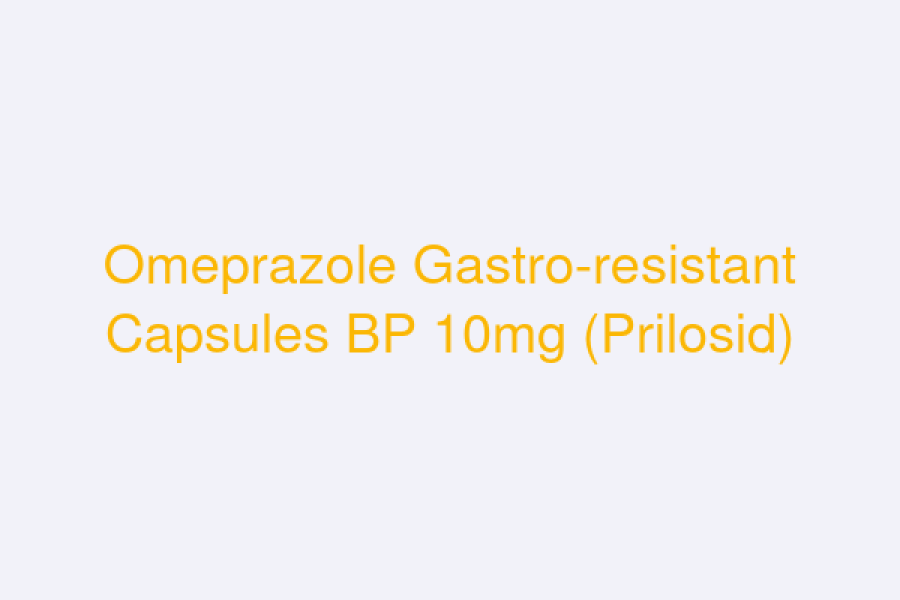 Omeprazole Gastro-resistant Capsules BP 10mg (Prilosid)