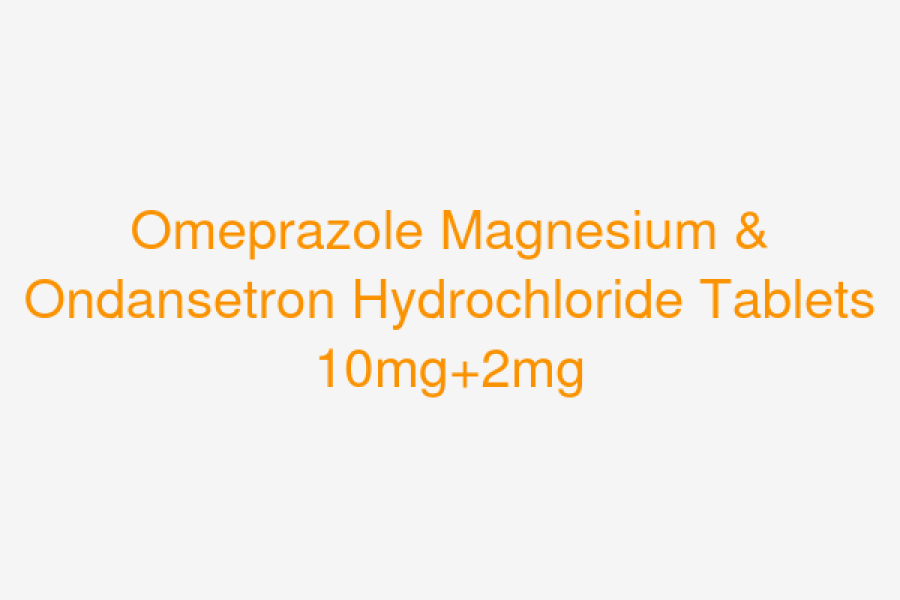 Omeprazole Magnesium & Ondansetron Hydrochloride Tablets 10mg+2mg