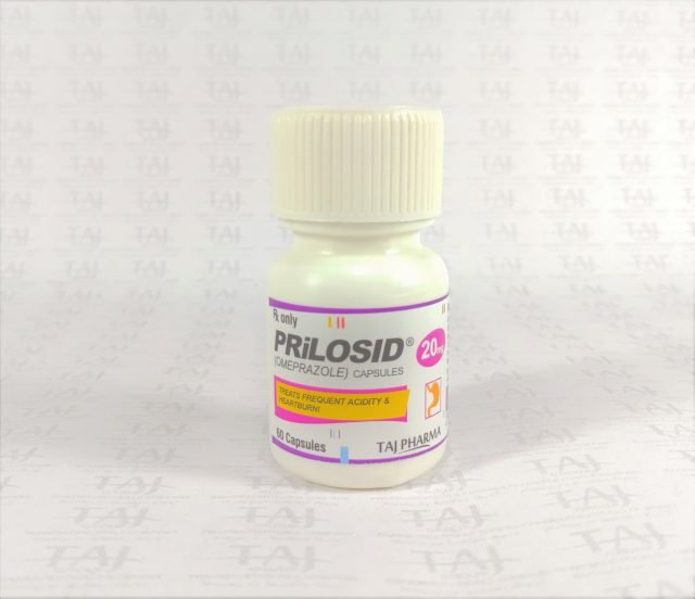  Omeprazole Capsules 20mg Prilosid Taj Pharma