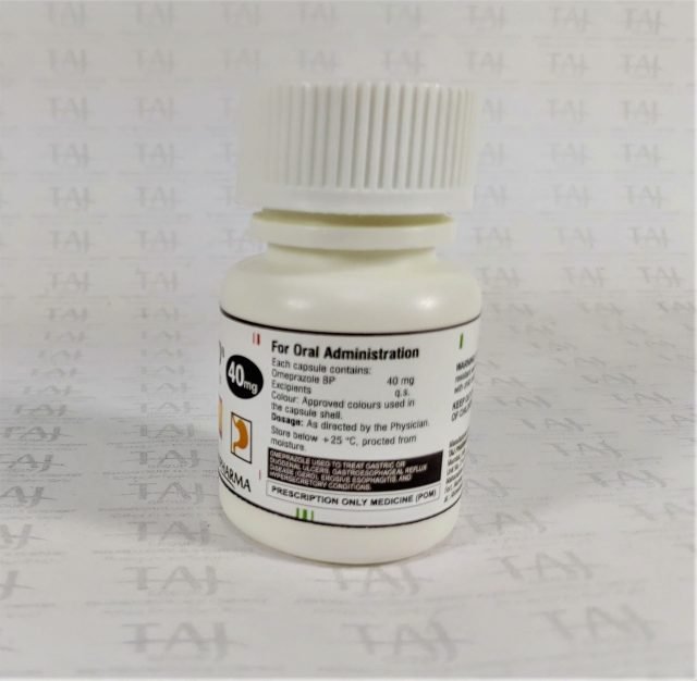  Omeprazole Capsules 40mg Prilosid Taj Pharmaceuticals