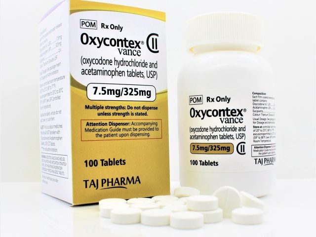 Oxycodone Hydrochloride and Acetaminophen Tablet USP (7.5mg + 375mg)