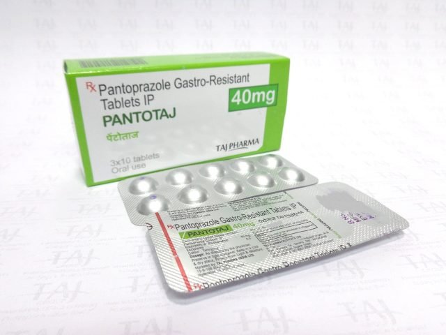 Pantoprazole Gastro-Resistant Tablets IP 40mg (PANTOTAJ) Taj Pharma