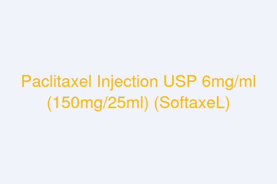 Paclitaxel Injection USP 6mg/ml (150mg/25ml)