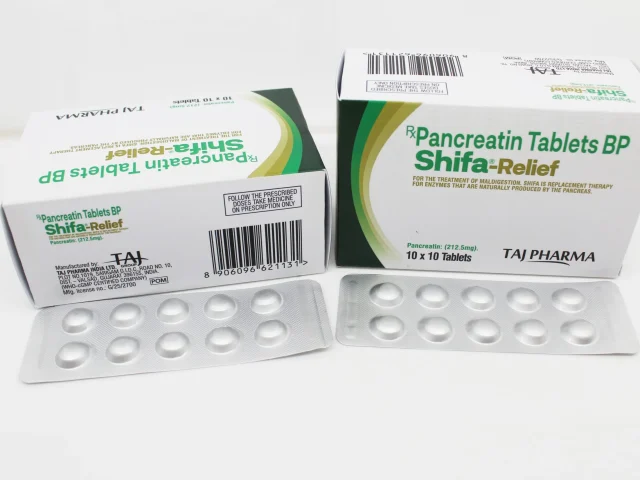 Pancreatin BP 212.5mg Tablets