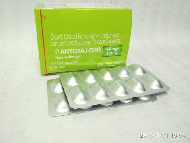 Pantoprazole Sodium & Domperidone SR Capsules-Pantotaj-dsr