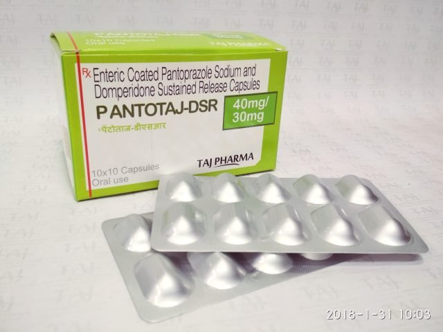 Pantoprazole Sodium & Domperidone SR Capsules-Pantotaj-dsr