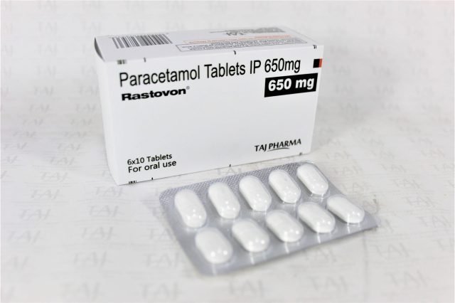 Paracetamol Tablets IP 650mg (Rastovon)