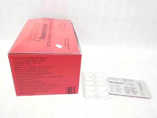 Paracetamol Tablets BP 500mg