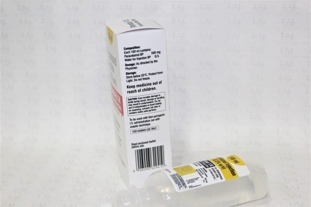 Paracetamol Intravenous Infusion BP 0.5% w/v 