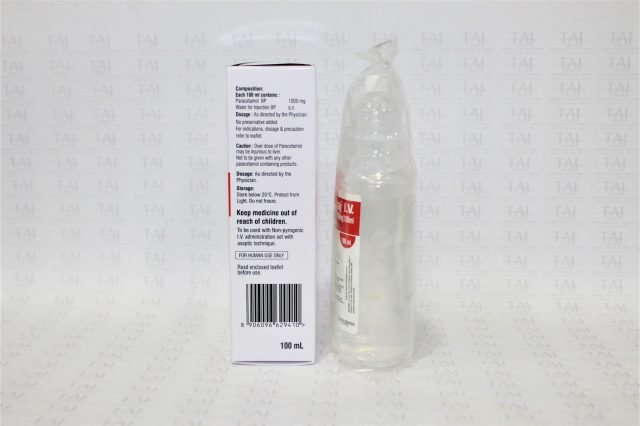 Paracetamol Intravenous Infusion BP 1% w/v