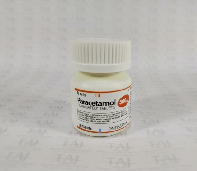 Paracetamol 500mg Tablets Taj Pharmaceutical
