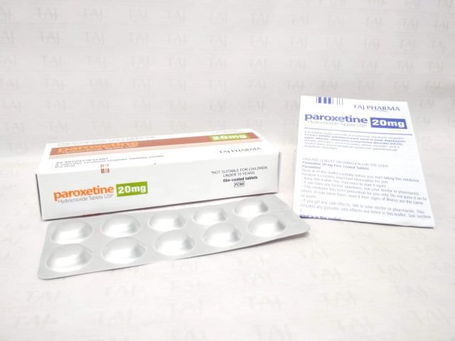 Paroxetine Hydrochloride Tablets USP 20mg