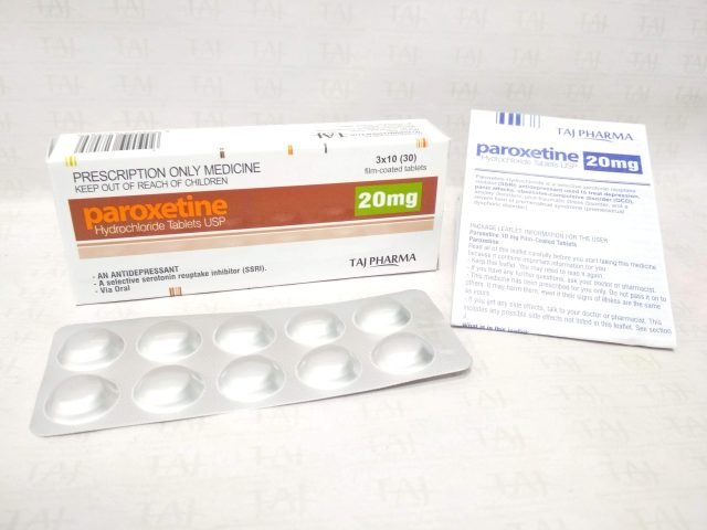 Paroxetine Hydrochloride Tablets USP 20mg