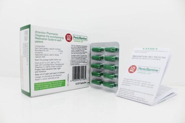 Penicillamine Capsules USP 125mg