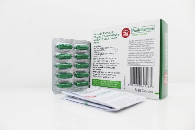 Penicillamine Capsules USP 125mg
