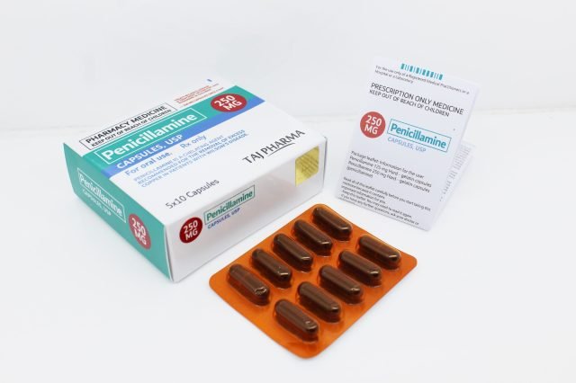 Penicillamine Capsules USP 250mg 