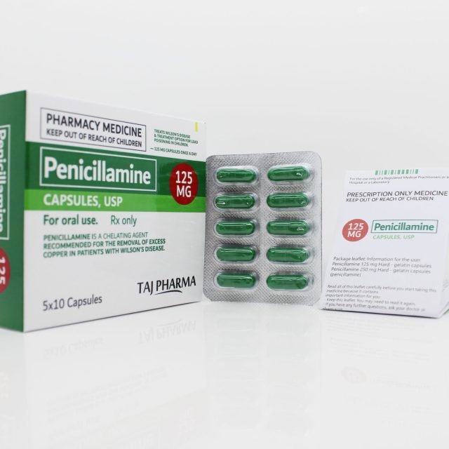 Penicillamine Capsules USP 125mg