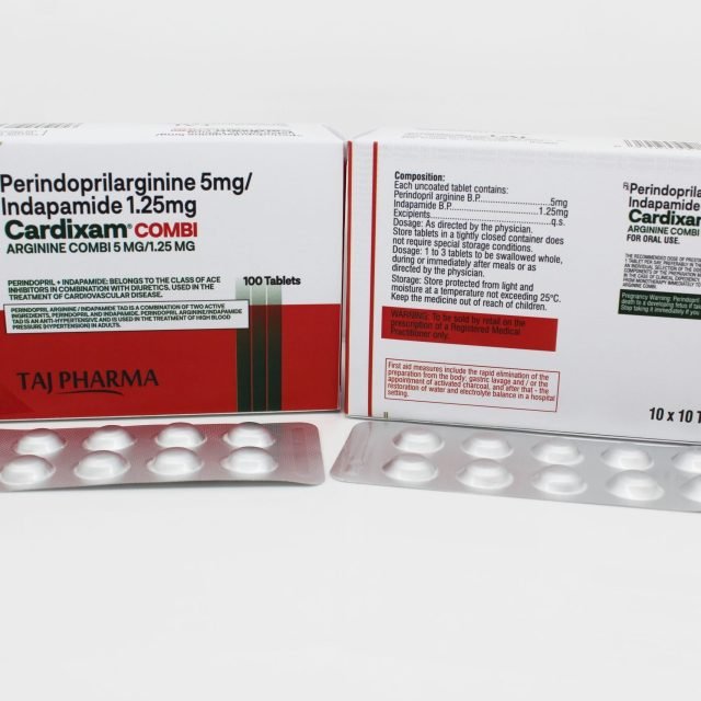 Perindopril Arginine + Indapamide (Cardixam) Manufacturers India, Suppliers