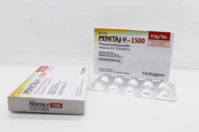Phenoxymethylpenicillin Tablets BP 15,00,000 I.U.