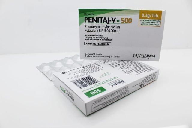 Phenoxymethylpenicillin Tablets BP 5,00,000 I.U.