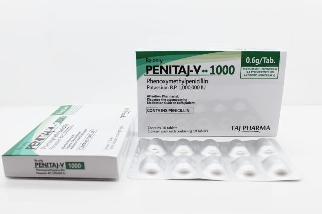 Phenoxymethylpenicillin Tablets BP 1,000,000 I.U.
