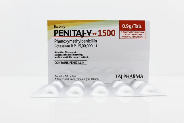 Phenoxymethylpenicillin Tablets BP 15,00,000 I.U.