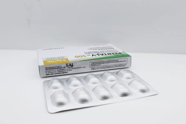 Phenoxymethylpenicillin Tablets BP 5,00,000 I.U.