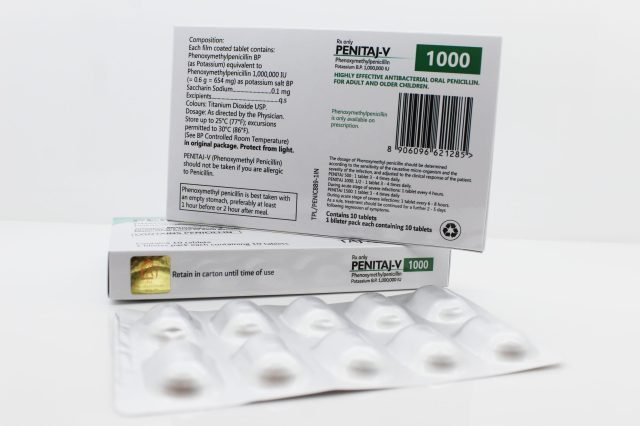 Phenoxymethylpenicillin Tablets BP 1,000,000 I.U.