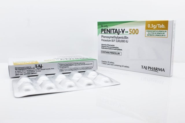 Phenoxymethylpenicillin Tablets BP 5,00,000 I.U.