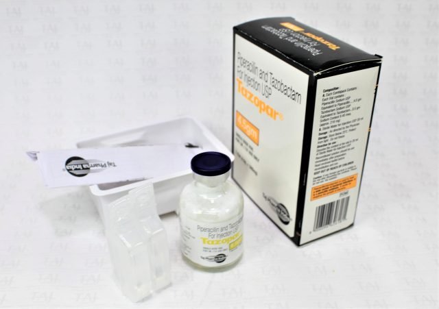 Piperacillin and Tazobactam for Injection USP 4.5gm