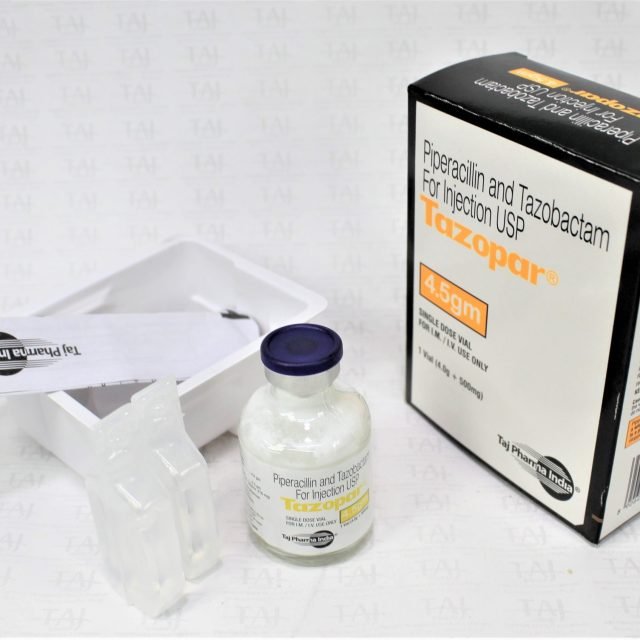 Piperacillin and Tazobactam for Injection USP 4.5gm (Tazopar)