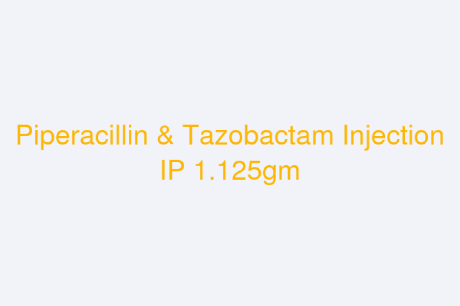 Piperacillin & Tazobactam Injection IP 1.125gm (Pipranem)