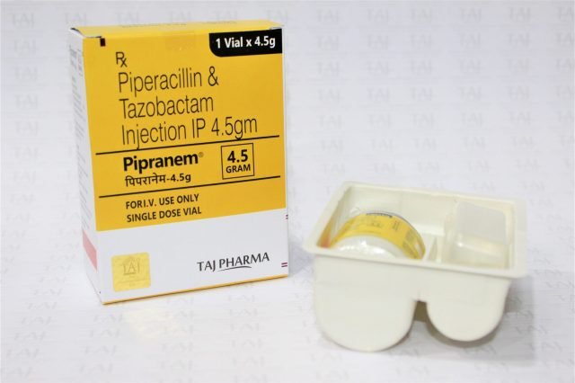 Piperacillin and Tazobactam for Injection USP 4.5g
