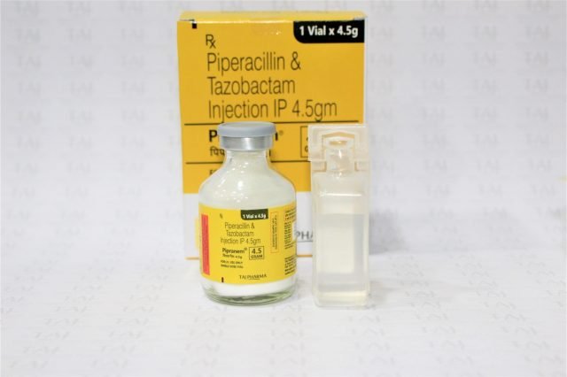 Piperacillin and Tazobactam for Injection USP 4.5g